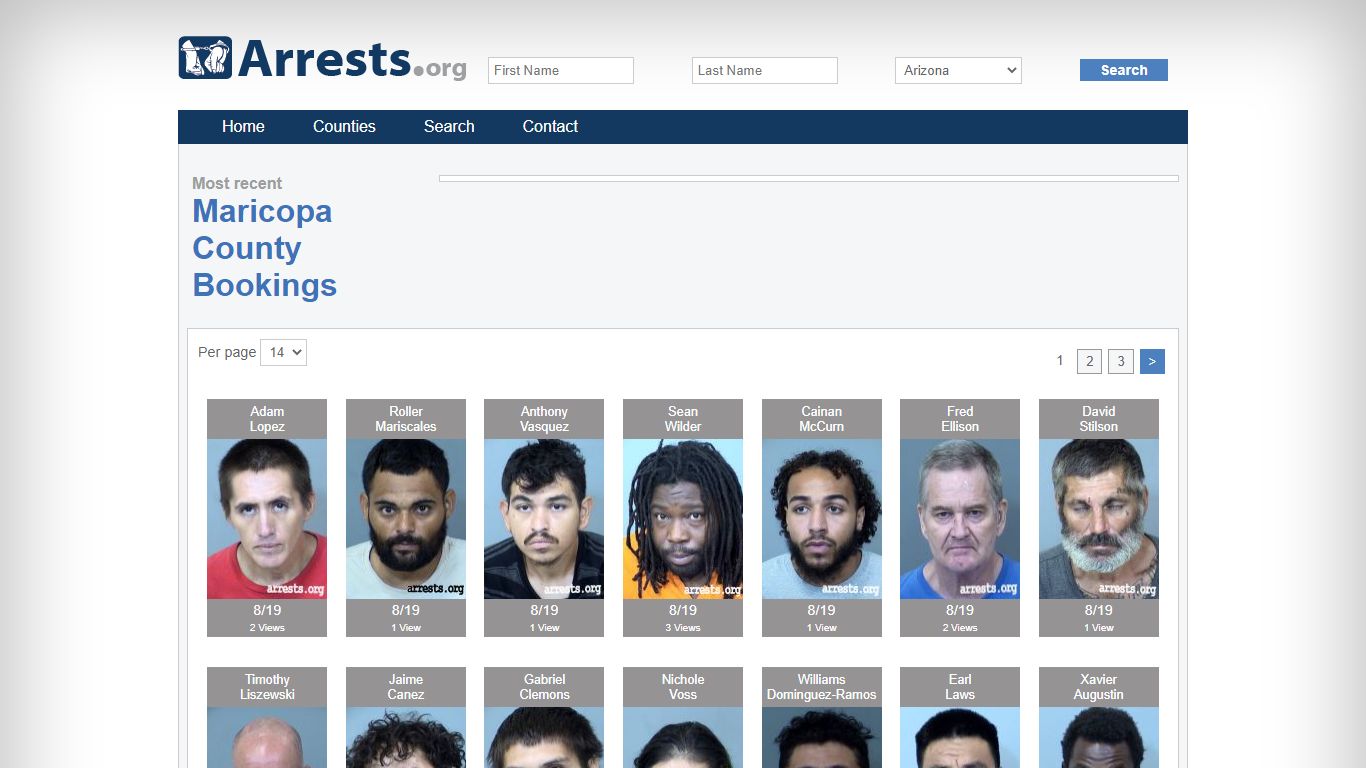 Maricopa County Arrests and Inmate Search